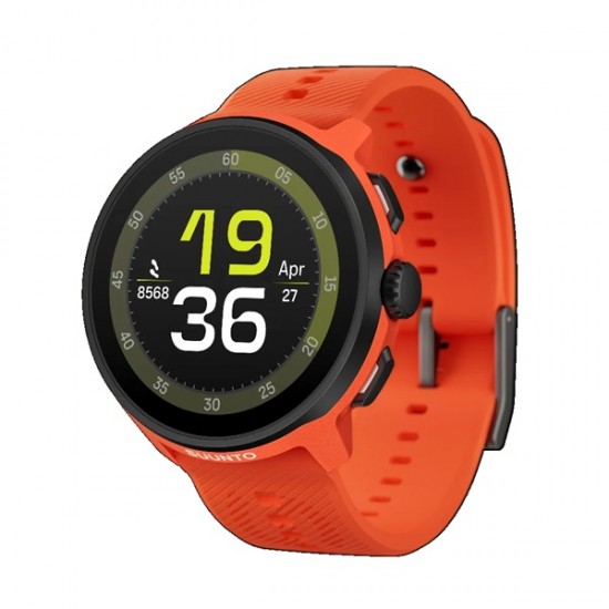 Suunto Run Coral Orange reloj GPS AMOLED liviano para running con música offline